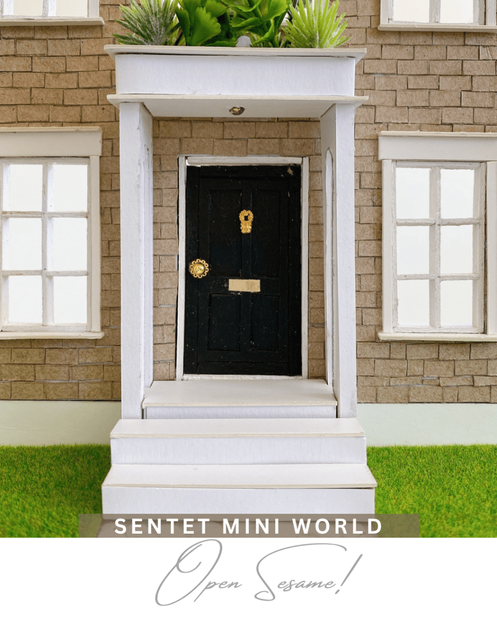 Open Sesame! Crafting Functional Spinning Dollhouse Doors (Full Tutorial on Instagram)